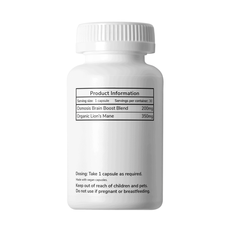 Osmosis Brain Boost: 200mg Magic Mushroom Capsules - Image 3